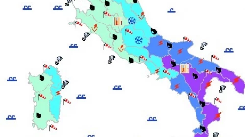 Allerta ufficiale della Protezione Civile per Domenica 1 Dicembre 2013